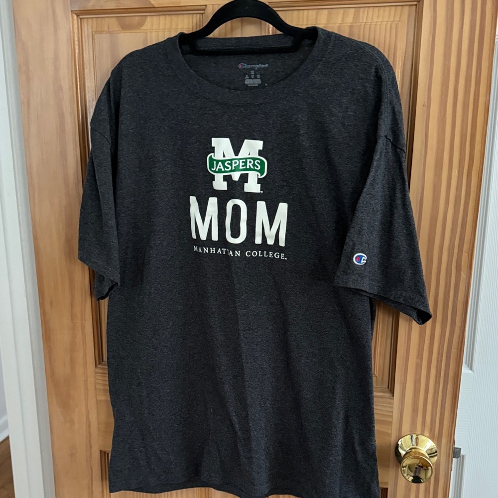 Champion Dark Gray Manhattan College Tee